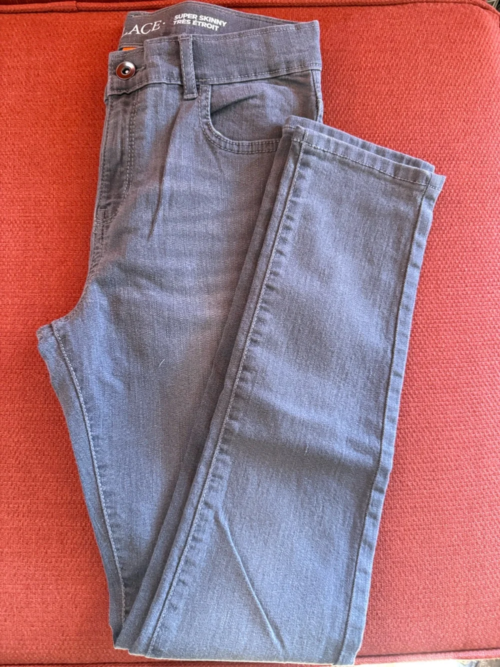 Children’s place Gray Skinny Stretch Jeans - Boys size 12 New